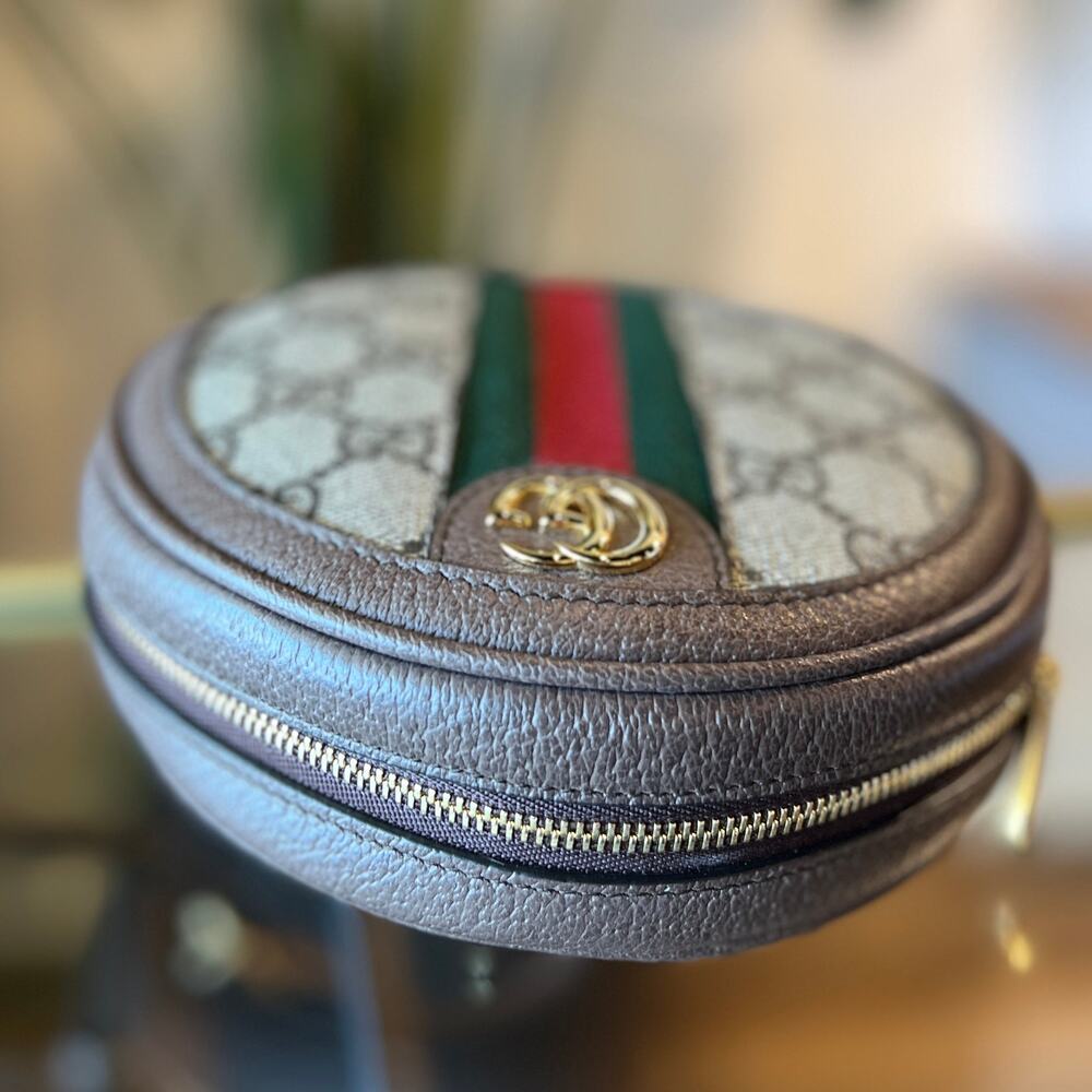 GUCCI GG Surpreme Ophidia Round Backpack - Picture 6 of 8